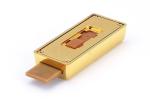 USB Factory supply 16G 3.0 metal material gold bar USB with customized logo show