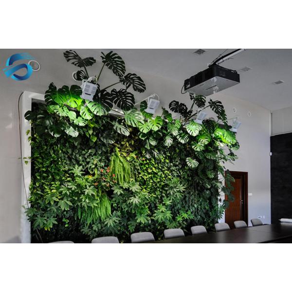 Multi Color Artificial Plant Wall Panels Manual Crafts For Backdrop Decoration