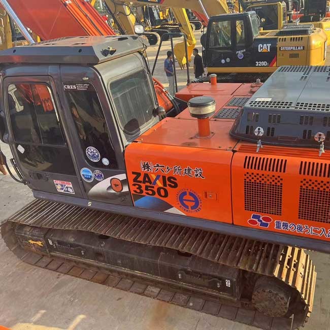 Used Heavy Machinery ZX350 35Tons Original HItachi Large Used Excavator