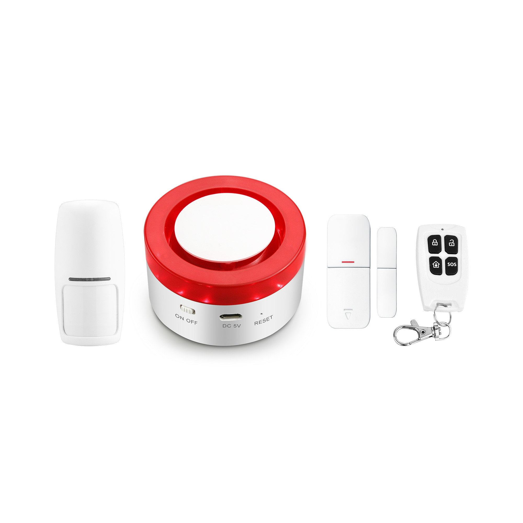 Tuya Intelligent Gateway Alarm Number Combination Wifi Siren Alarm System