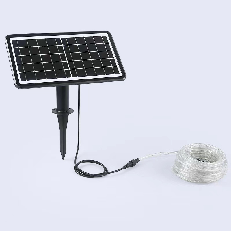IP65 IP67 Solar Powered Led Strip Lights Outdoor 6500K Solar Led Rope