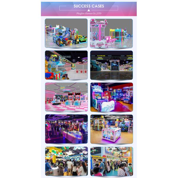 Playfun High Quality Coin Operated Probability Controllable Lucky Planet Clip Prize Clamp Snacks Gift Vending Game Machine