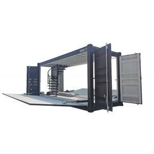 Wholesale Professional Customized Side Opening 20ft Shipping Container Coffee Shop Fast Food Shop with Ladder and Top Security Rail from china suppliers