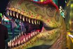 Waterproof Color Realistic Hand - Sculpted Dinosaur Head In Dinosaur Park