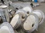 Corrosion Resistance Alumina Ceramics Tile Ceramic Elbow ISO Certificate