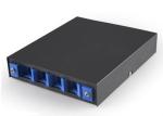 0.32kg 4 Port Fiber Optic Cable Box , SC ST FC Adapter Optical Fiber Distributio