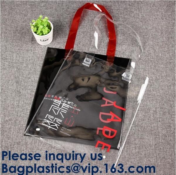 Biodegradable Promotional BAGEASE Three-Layer Hand Bag PVC Tote Waterproof Craft Paper Bag Leather Handle Tote Bag