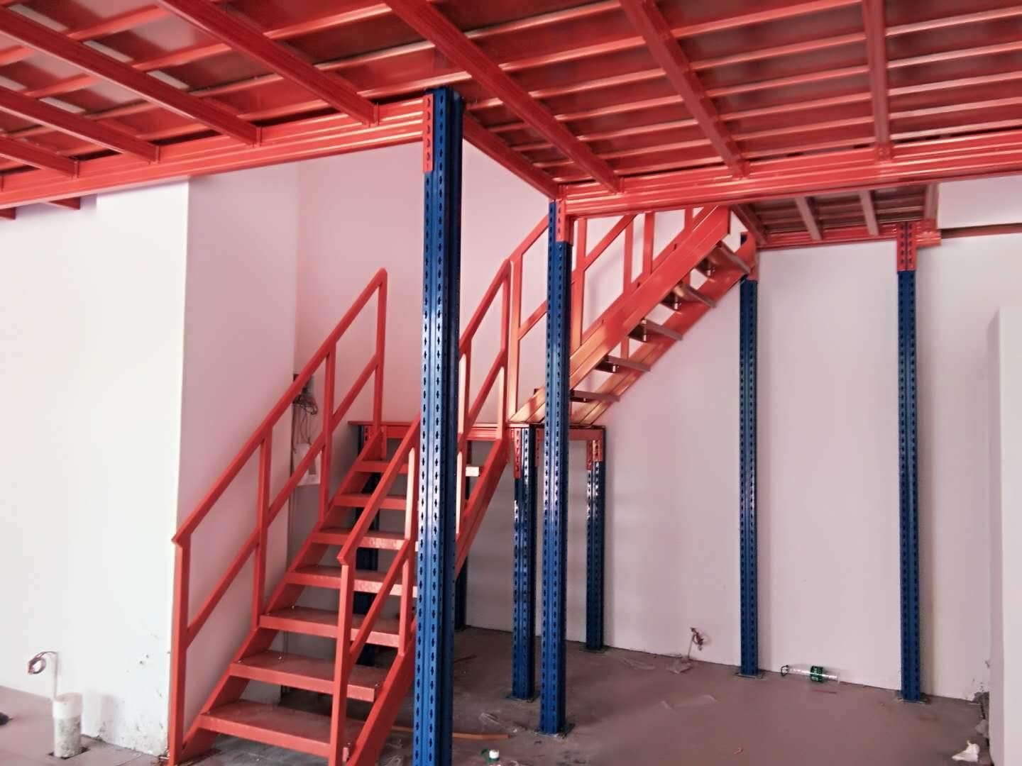 Multi Level Warehouse Metal Shelving Support Mezzanine Attic Rack