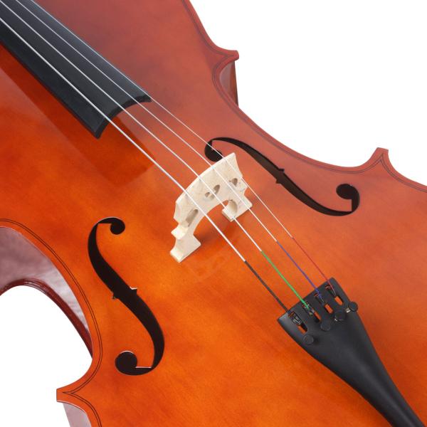 Antique Color Plywood Cello (N-C09)Advanced Handmade Natural Flame Maple Cello