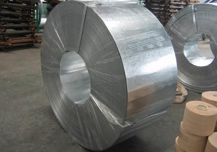Z10 - Z27 Zinc coating 400mm Hot Dipped Galvanized Steel Strip / Strips (carbon