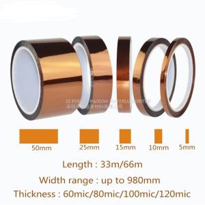 Wholesale Kapton Polyimide Film Tape 30 Micron Double Sided Kapton Tape Esd Tape from china suppliers