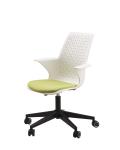 OEM & ODM Plastic Office Chairs With 360 Swivel Writing Pad