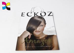 Wholesale Hair Care Items Printed Carrier Bags With White Handle In CMYK Color Eco - Friendly from china suppliers