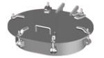 Door Hatch Steel Deck Boat Parts / Kevel Bitt Chock Metal Boat Kits