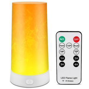 Wholesale Dimmable Rechargeable Led Magnet Flame Light Dc 5v Remote Control Flame Table Lamp from china suppliers