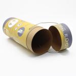 CMYK Color Cylinder Cardboard Tube Gift Box Biodegradable Paper Box with Handle