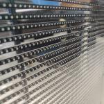 V140° View Angle High Transparent Advertising LED Display For Taxi Car Bus Rear