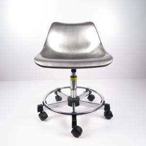 Wholesale Silver Ergonomic Lab Chairs 201 Stainless Steel For Clean Room / Laboratory from china suppliers