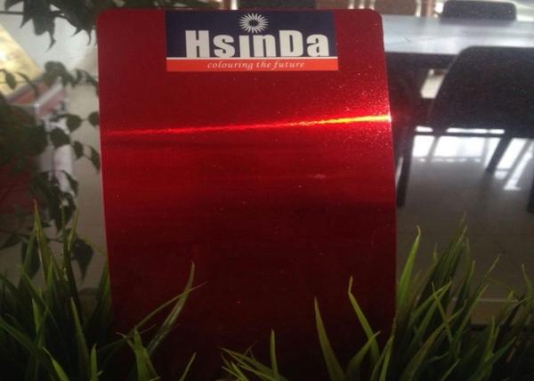 High Gloss Candy Red Transparent Powder Coating For Electrical Insulating