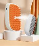 Factory Wholesale 3 in 1 Steam Brush For Pet Massage Cleaning Water Spray Hot