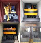 2200 Rpm Small Wheeled Excavator Two In One Power Wheel Excavator