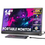 Lightweight 14Inch 4K Playstation Portable Display Gaming Monitor Screen USB C