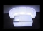 Flashing LED Illuminated Furniture Glowing Light Up Sofa Lightweight For Home