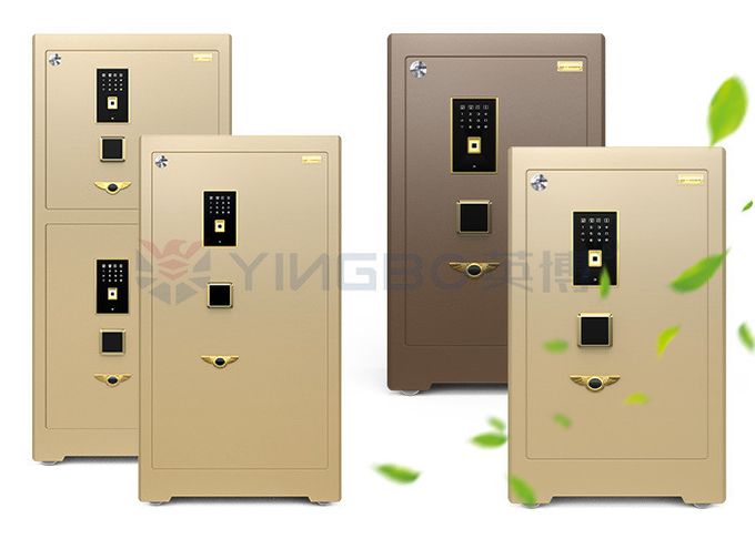 YB/ZY-70 Commercial Safe Box Semiconductor Fingerprint Biometric Technology 4 Open Ways