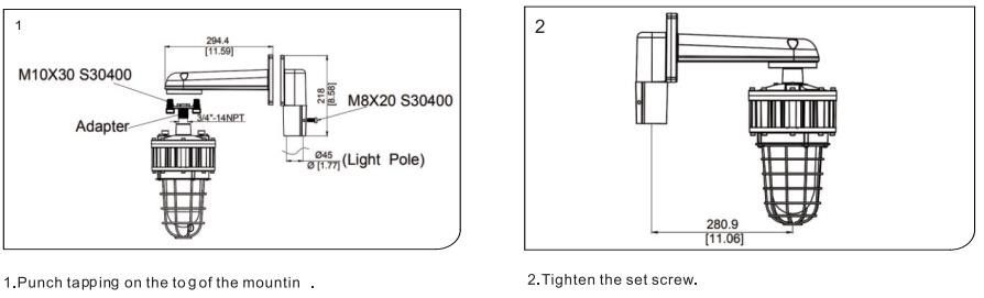 Spot Light Copper Free Aluminum Housing Tempered Glass IP66 Emergency Battery Back Up Explosion Proof Light G SERIES