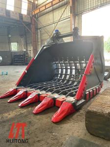 Wholesale NM400 Excavator Skeleton Bucket Digger Equipment Garbage Sorting from china suppliers