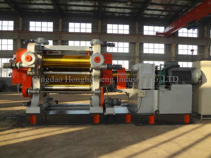 Dia 230mm To 710mm 4 Roll Rubber Calender Machine For Inner Tube