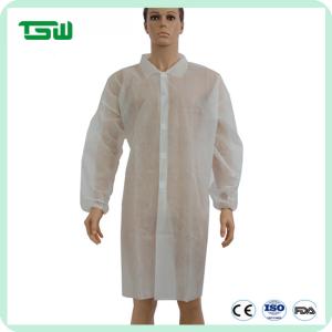 Wholesale PP SMS SF Nonwoven Disposable Lab Coats With Pocket from china suppliers