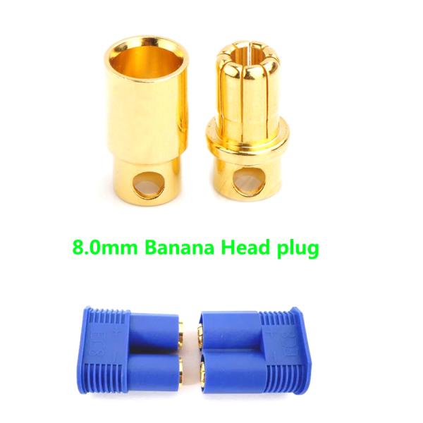 High Quality Current EC8 EC5 EC3 5mm Bullet Connector Male and Female