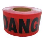 3 Inch X 1000 Feet Danger Barricade Caution Tape Bold Black Text For Workplace