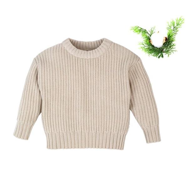 Newborn New Born Cotton Warm Wear Pullover Top Custom Design Chunky Knit Clothes