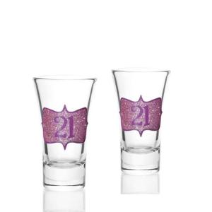 Wholesale OEM High Quality 60ml Transparent Shot Glass With Decoration from china suppliers