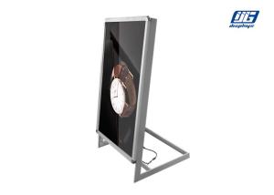 Wholesale L Shape Single Side A2 Poster Display Stands , SMD 2835 LED Backlit Picture Frame from china suppliers