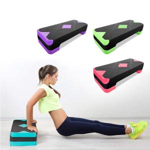 Wholesale 26.8in 16cm Aerobic Step Deck Yoga Fitness Up Boxes With Riser from china suppliers