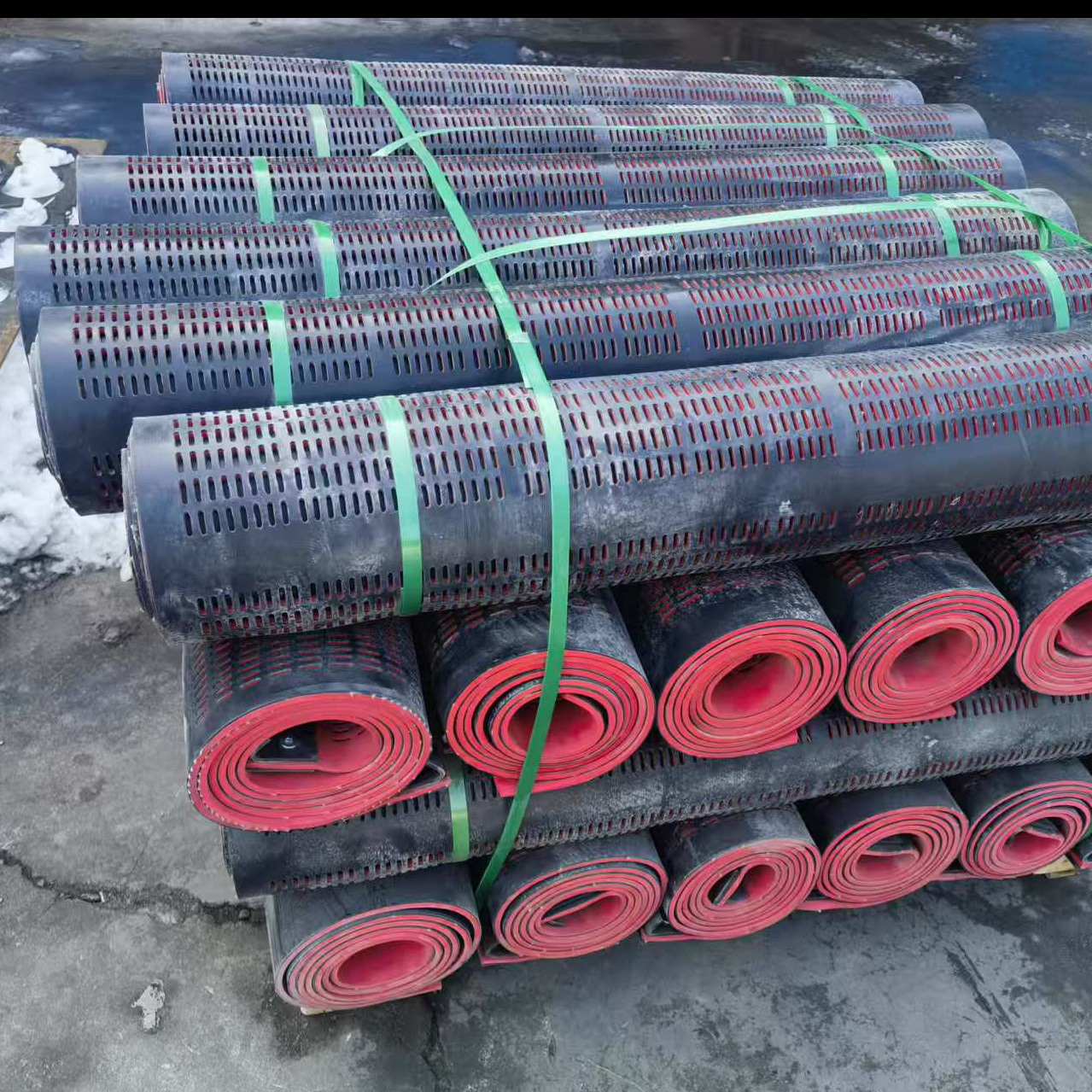 1m Thai Rubber Anti-Clog Screen 6-16mm Thickness 2x Durability