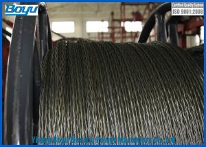 Wholesale 18 Strands Anti twist Galvanized Steel Wire Rope for Transmission Line Stringing 252kN 20mm Diameter from china suppliers