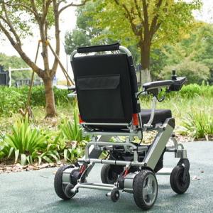 Wholesale Fast One Click Folding Portable Electric Wheelchair Multifunctional from china suppliers