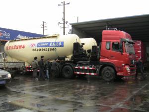Wholesale Warning System Bulk Cement Truck 12 Tires With Reflecting Mark Safety from china suppliers