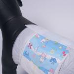 Custom Disposable Pet Diaper Super Absorbent Leak Proof Male Puppy Diapers
