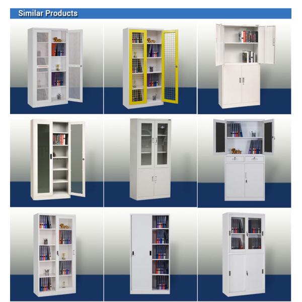 Home Furniture Anti Dumping Short Steel Storage Cabinet Children Bookshelf