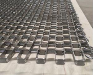 China 20cm-200cm Stainless Steel Conveyor Belt Wall Cladding Metal Mesh on sale