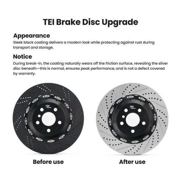 TEI S60 Plus 6 Piston Brake Caliper Big Brake Upgrade R19 R20 R21 Car Wheel Front Car Brake Kit for BMW X5 E53 E70 F15 G05