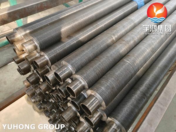 Stainless Steel Embedded G Fin Tube, ASTM A249 TP304 Welded Tube With Aluminum