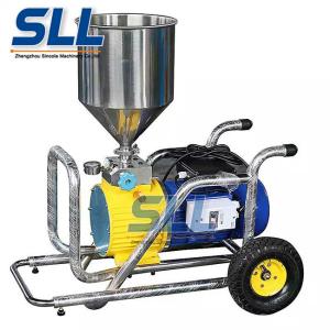 Wholesale Stainless Portable Wall Coating Mortar Spraying Machine Flow Rate 12L/Min from china suppliers