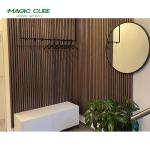 26kg/pcs Wall and Ceiling Sound Absorbing Decor Pet Wooden Strip Slatted