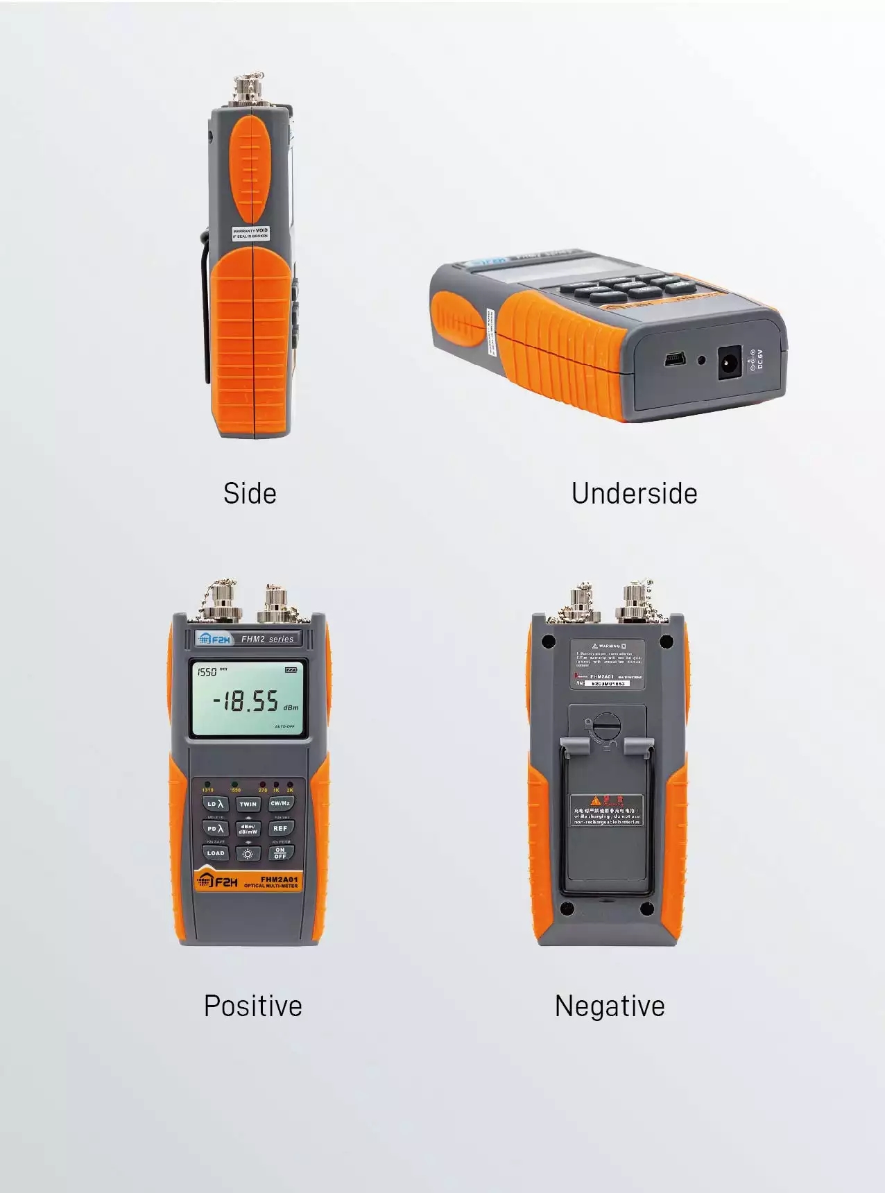 Multimeter Optical Light Source And Power Meter FHM2B01 Multifunction